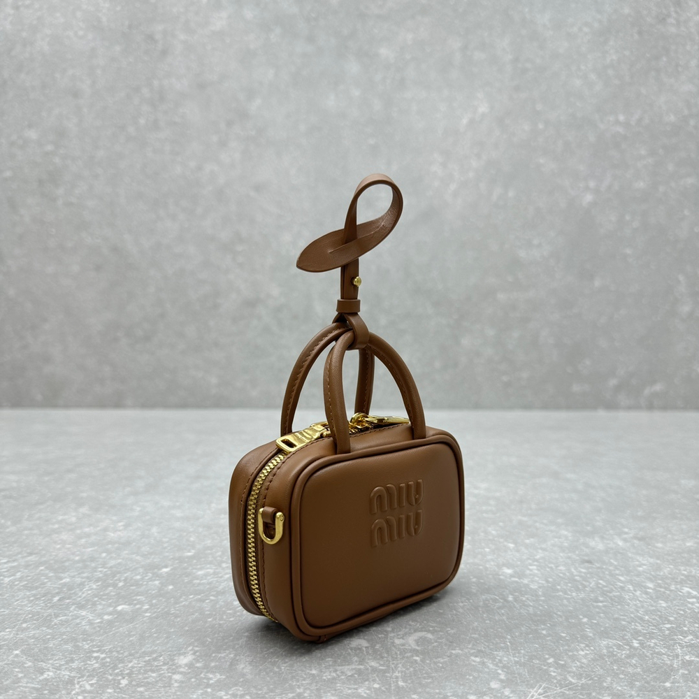 Miu Miu Leather Micro Bag 11 cm