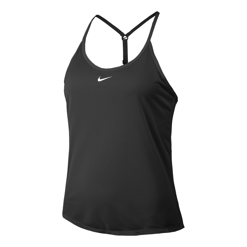 Женская теннисная майка Nike Dri-Fit One Elstka Tank Top Women - Black, White