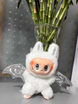 Мягкая игрушка Лабубу белый Дракоша