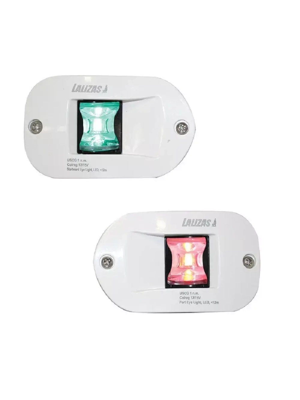 К-кт врезн. ходовых огней LED Lalizas FOS (белый корпус)