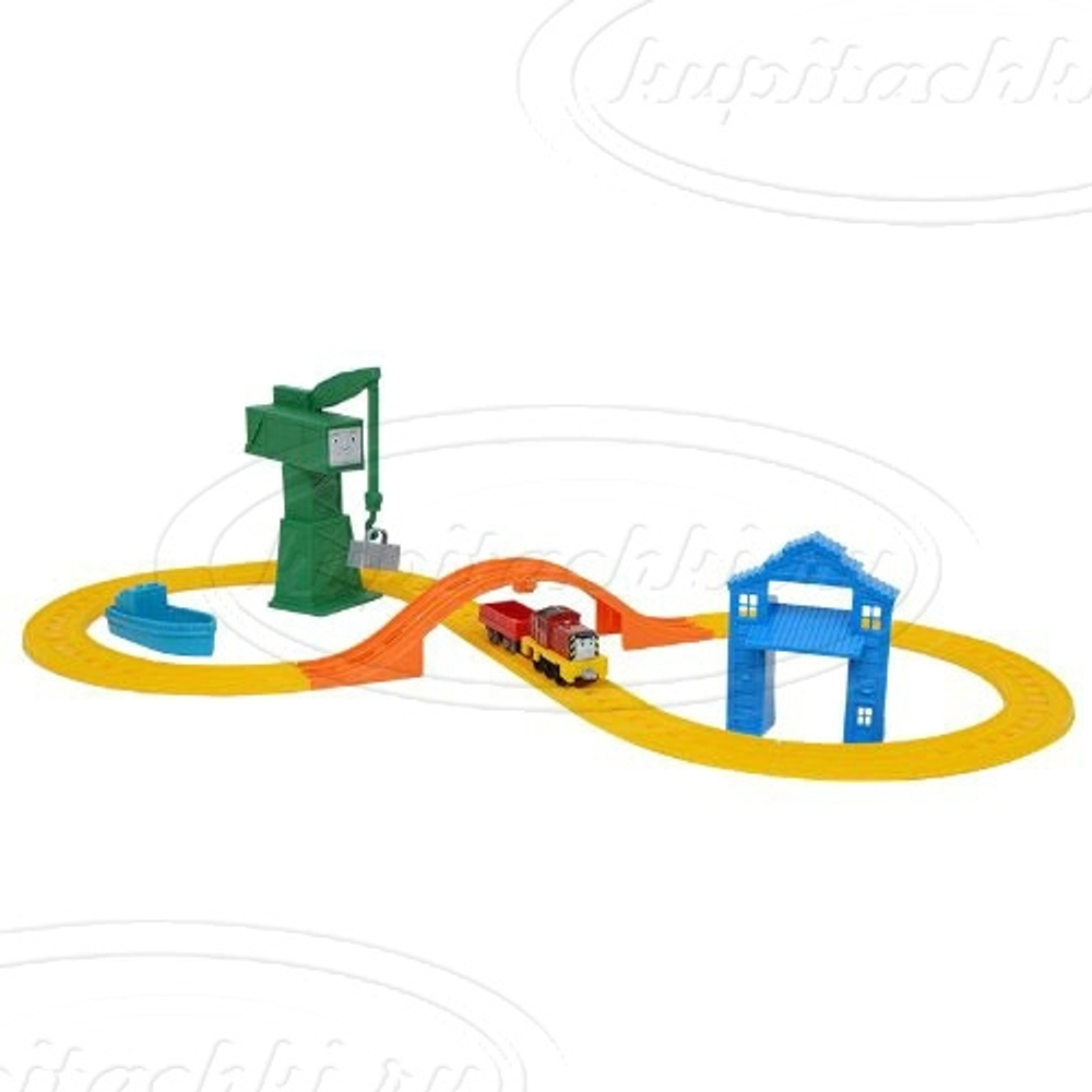Игровой набор "Сэлти и Крэнки на причале" (Collectible Railway)