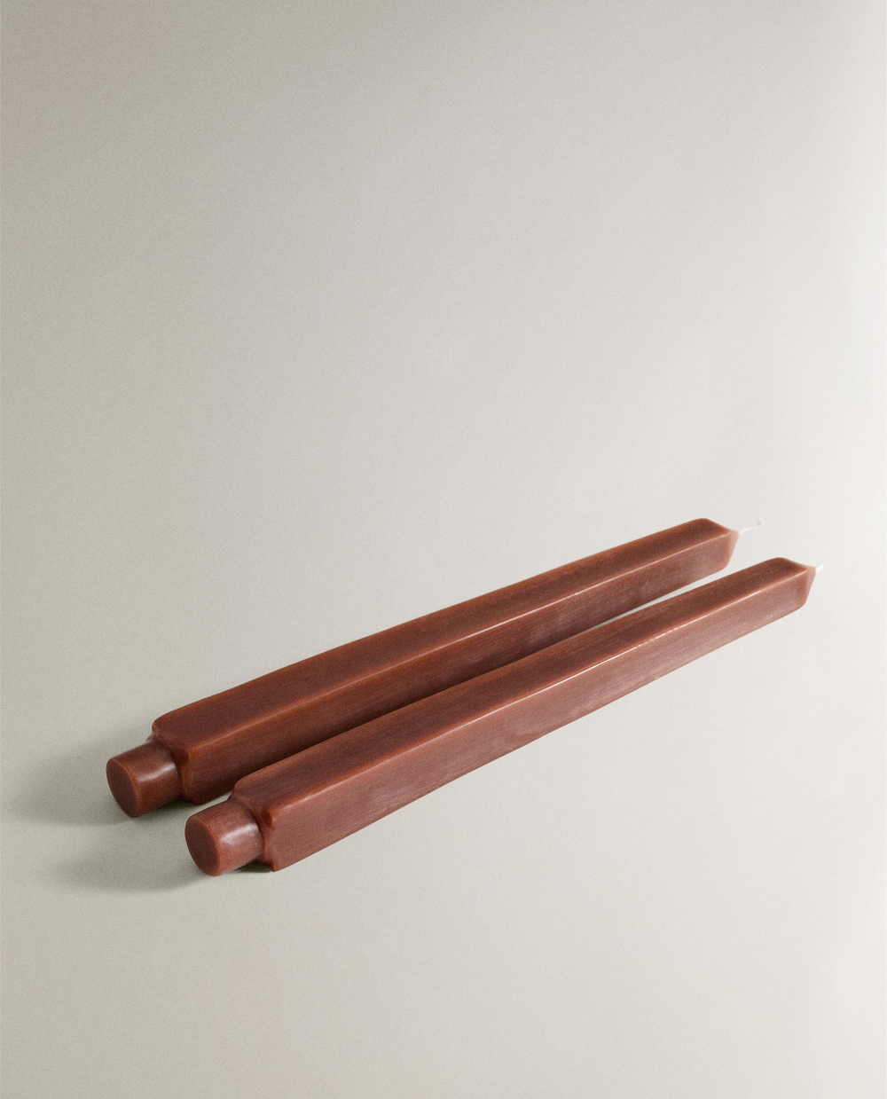 Декоративная свеча Zara Home, 29х2х2 см, белый, 2 шт., 3369/065