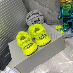 Лимоновые кроссовки Balenciaga Track Trainers Recycled Sole