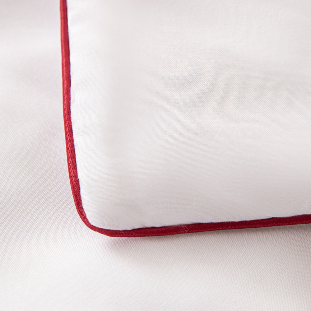 Одеяло SM Всесезонное SM001 красный кант 180*215 см