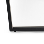 Стол деревянный Woodville Лота Лофт 120 25 мм дуб делано светлый, черный матовый