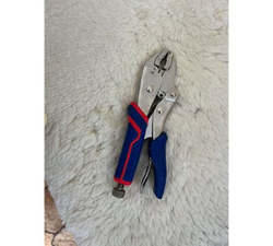 Зажимные клещи WORKPRO 180 мм, 7 дюймов, CR-V, с изогнутыми губками WP231073