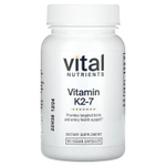 Vital Nutrients, Витамин K2-7, 60 веганских капсул (180 мкг в капсуле)