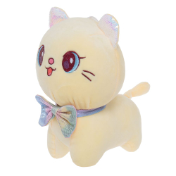 Мягкая игрушка Кошка из велюра подарок для девочки мальчика