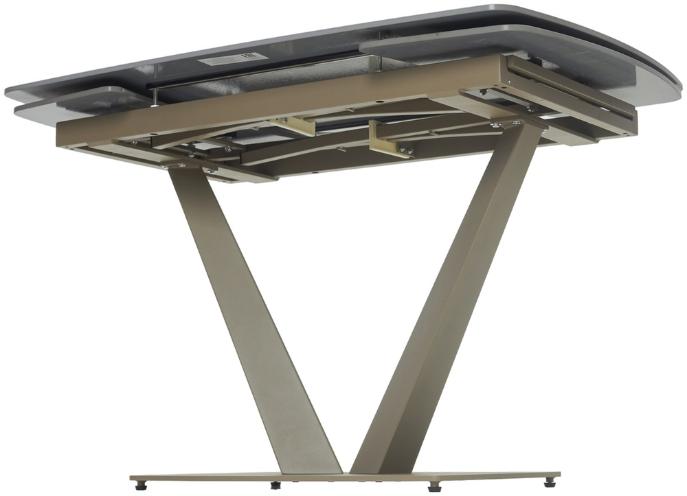 Стол М-City DISAUR Алатри (Alatri) 120 Латте матовый (Matt Latte Stone) керамика, Таупе