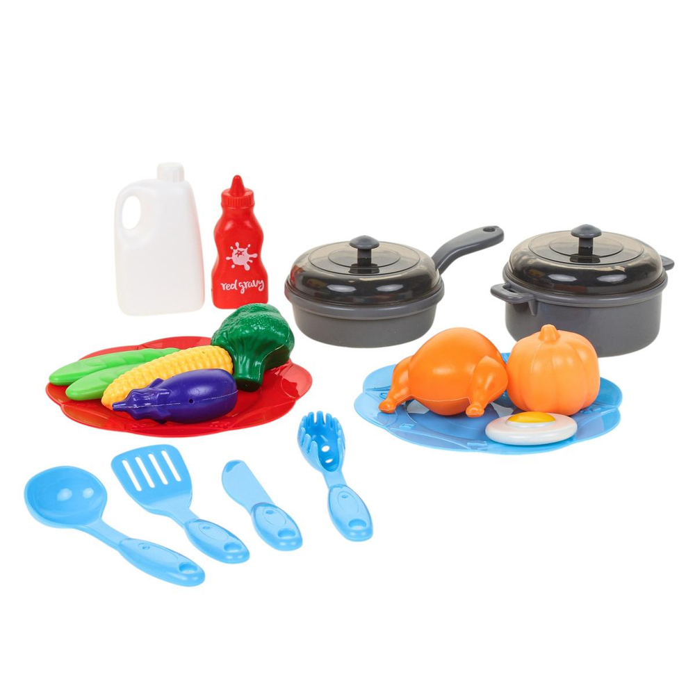 Игровой модуль "Кухня" 34 предм. чемод.на колесах BX55