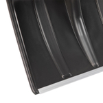 Лопата для уборки снега пластиковая, 470х350х1410 мм, деревянный черенок, Сибртех