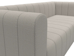 Диван прямой Лига-073 РОГОЖКА Амур 02 бежевый