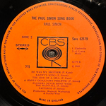 Paul Simon - The Paul Simon Song Book (Англия)