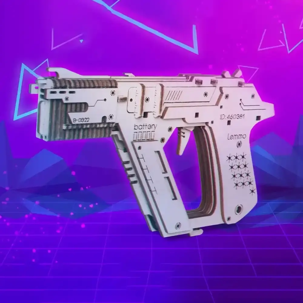 Деревянный конструктор Бластер (Lemmo)