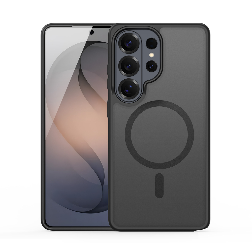 Чехол черного цвета с MagSafe для Samsung Galaxy S26 Ultra, серия Yind Series от Dux Ducis