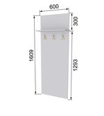 Прихожая Толедо Вешалка ТВ-30