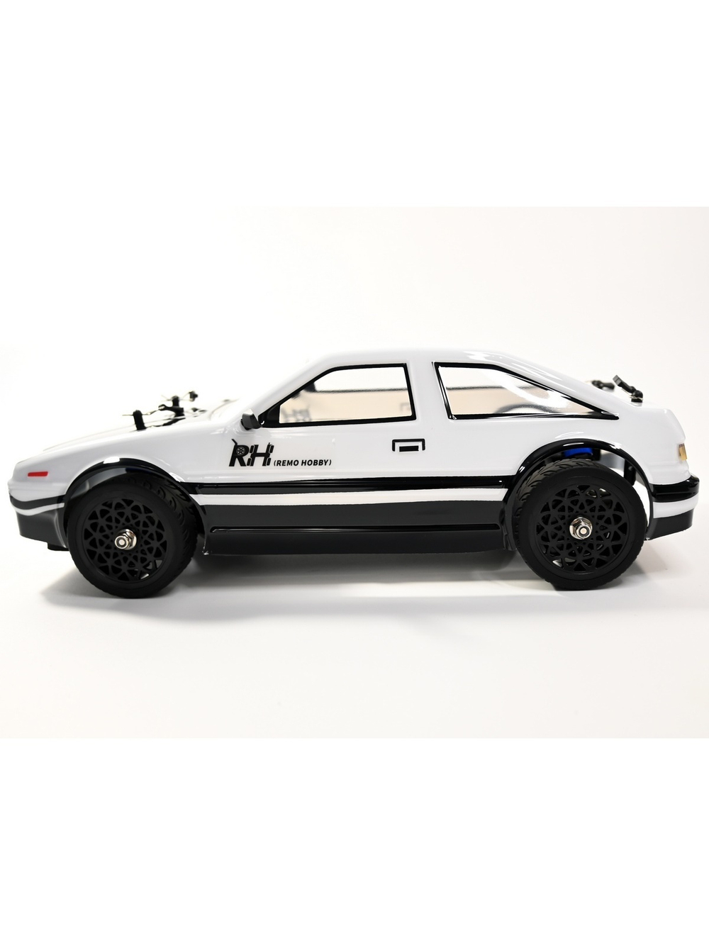 Радиоуправляемая машина для дрифта Remo Hobby RACING & DRIFT (бело-черная) 4WD 2.4G 1/14 RTR