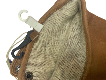 Перчатки. Мужские. Материал верха: Кожа оленя. Подклад: Трикотаж-шерсть. 5 шт в упаковке.