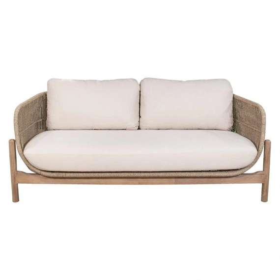 Двухместный плетеный диван Talara из массива акации