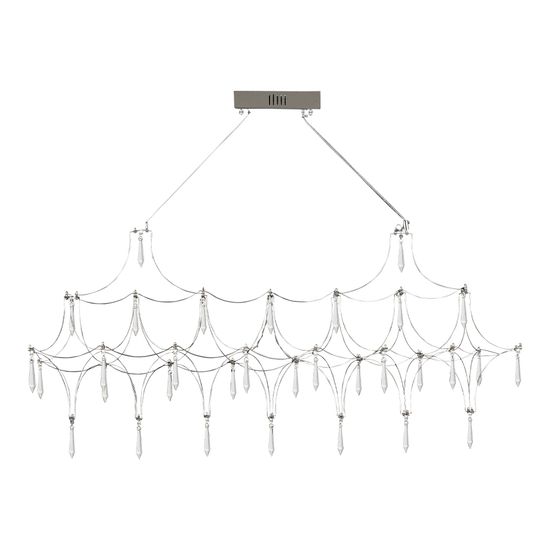 SL6603.103.17 Светильник подвесной ST-Luce Хром/Прозрачный LED 1*17W 4000K GRAVETTA