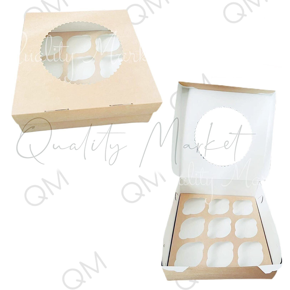 Упаковка ECO MUF (9) 250*250*100 мм (крафт), 100шт