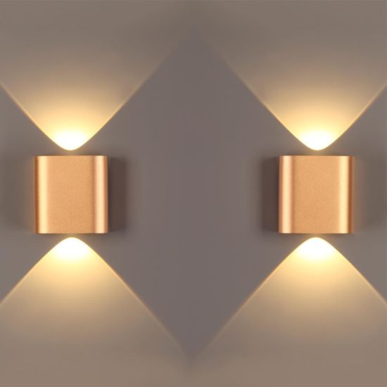 4212/2WL HIGHTECH ODL21 363 золот/металл Настен.светильник IP20 LED 2W 241Лм 3000K MAGNUM