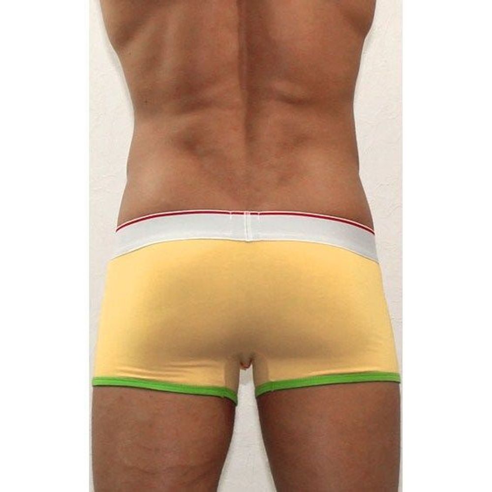Мужские трусы боксеры желтые Lacoste Yellow