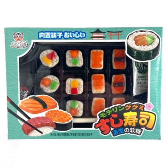 Жевательный мармелад Tai Le Hu - Набор суши, 48 г (Китай)