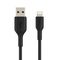 Кабель Belkin BoostCharge Lightning - USB-A 1 м (CAA001btMBK) черный