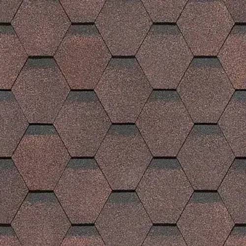 Гибкая черепица Döcke PIE STANDARD СОТА Коричневый, 3м2/уп.