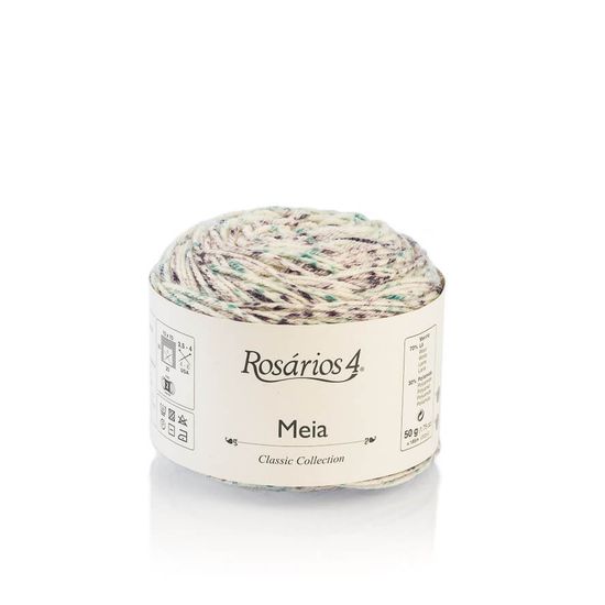 Пряжа ROSARIOS 4 Meia (70% меринос, 30% полиамид)