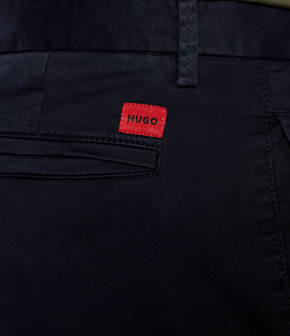 чиносы david222d HUGO - темно-синий(50468314)