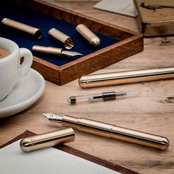 Перьевая ручка Kaweco Supra EF 0.5мм золотистая (10001001) 11