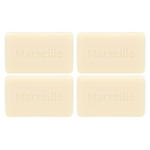 A La Maison de Provence, кусковое мыло для рук и тела, гипоаллергенное, без запаха, 4 шт. по 100 г (3,5 унции)