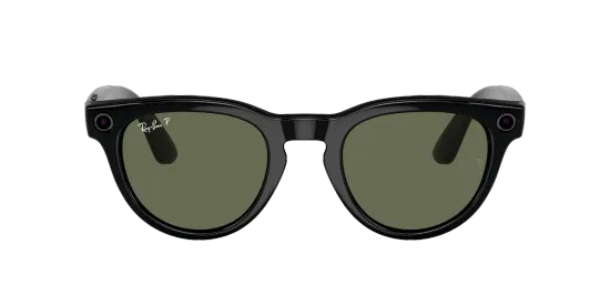 Солнцезащитные умные -очки с экшен камерой Ray Ban Headliner RW4009 601/9A 50 ( black, gray, gren) ( черный, серый, зеленый)