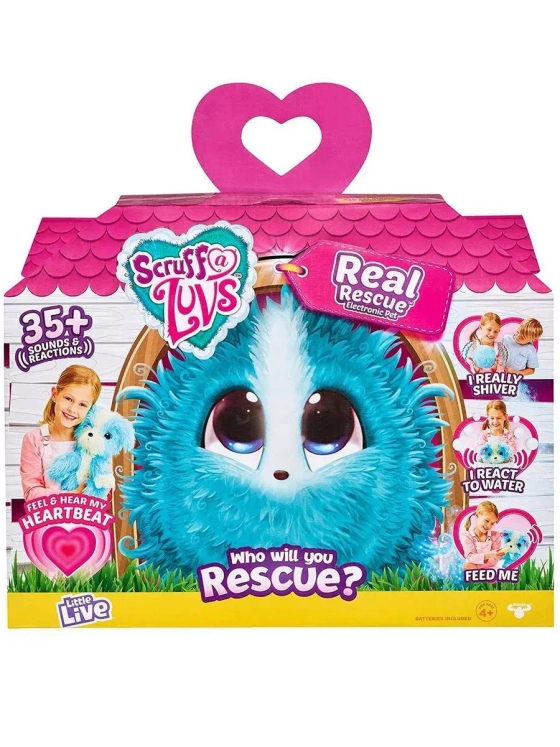 Интерактивный пушистик-потеряшка Fur Balls My Real Rescue