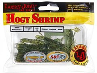 Мягкая приманка Lucky John Series HOGY SHRIMP 3.0in (76 мм), цвет PA01, 10 шт/уп