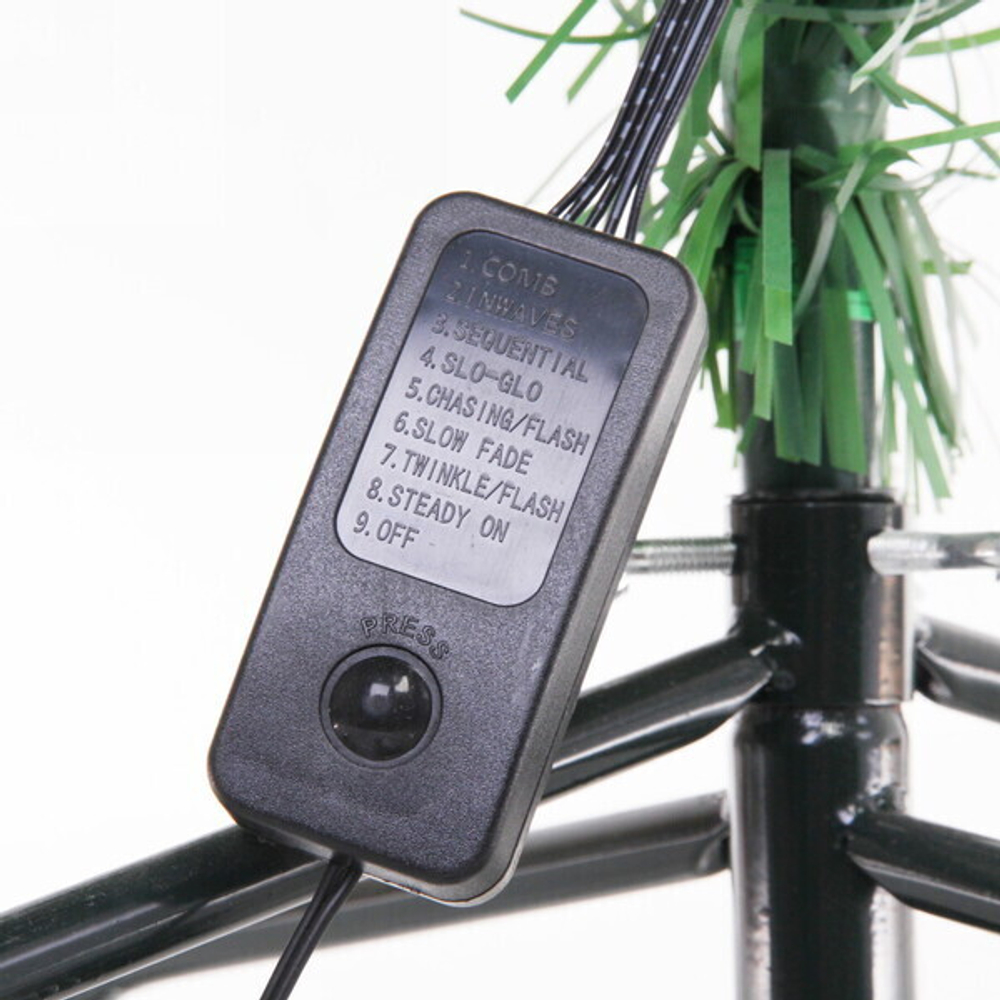 Ёлка светодиодная «Северное сияние» 180 см, ПВХ зеленый, цвет свечения-Теплый белый (220 веток) (T2094-180)