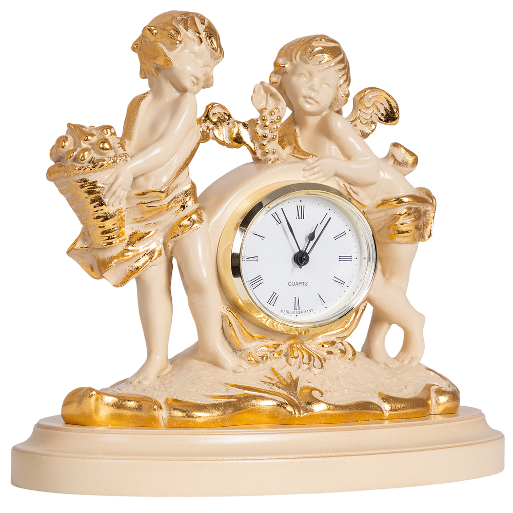 Часы настольные Путти малые Айвори