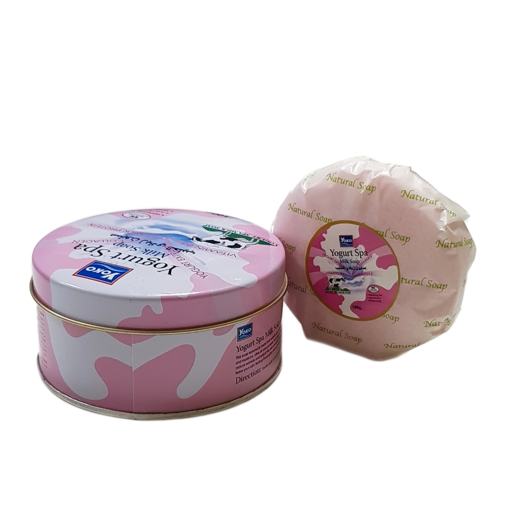 Мыло c молоком и йогуртом Yoko Yogurt Spa Milk Soap, 100 гр.