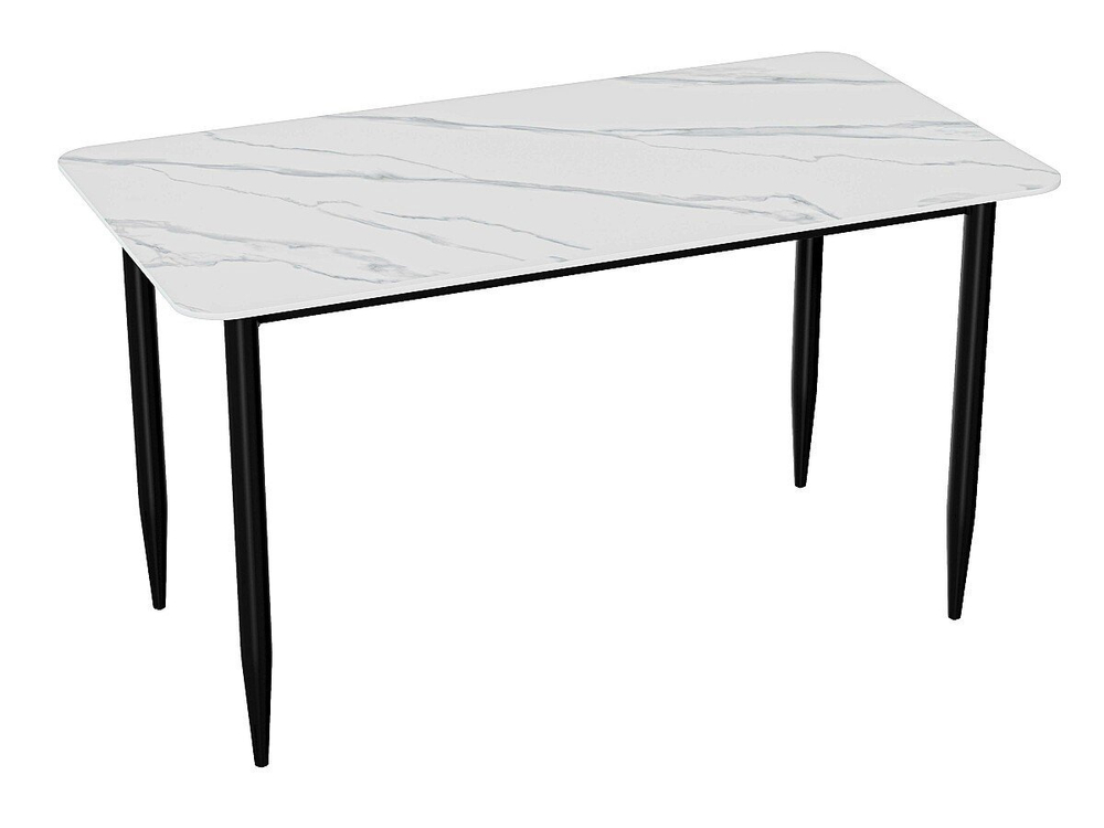 Стол Uni-Form-S2.2B SBlack/White Matt Marble