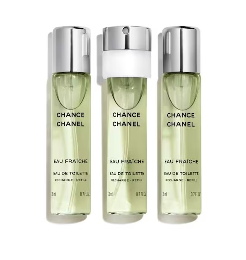 Chanel Chance Eau Fraiche 3х20 мл туалетная вода, рефилл