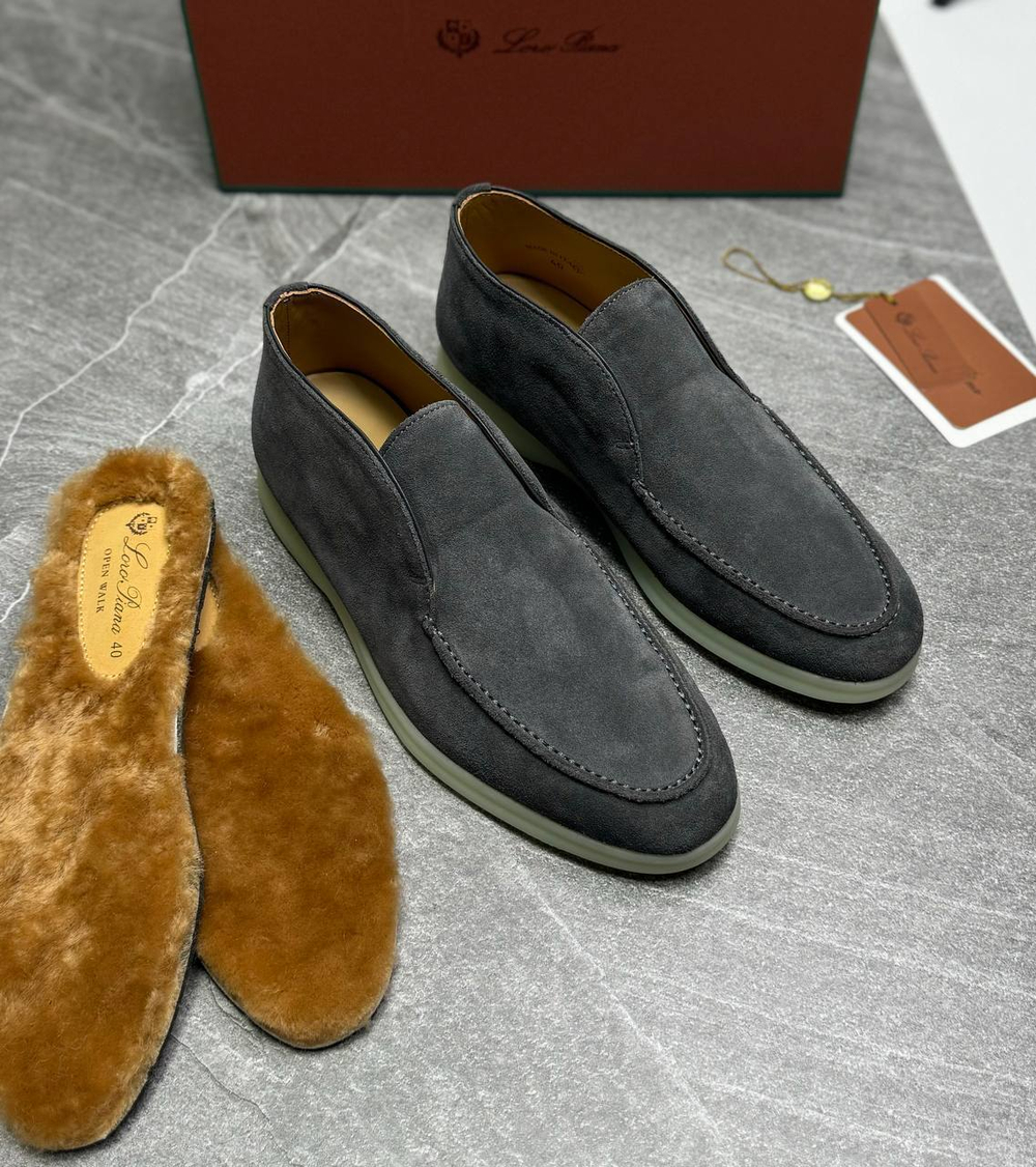 Высокие лоферы Loro Piana