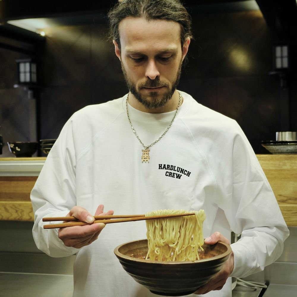 Лонгслив Hardlunch Taste Control белый