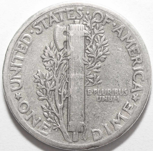 1 дайм (10 центов) 1941. США VF- (Меркурий) Серебро