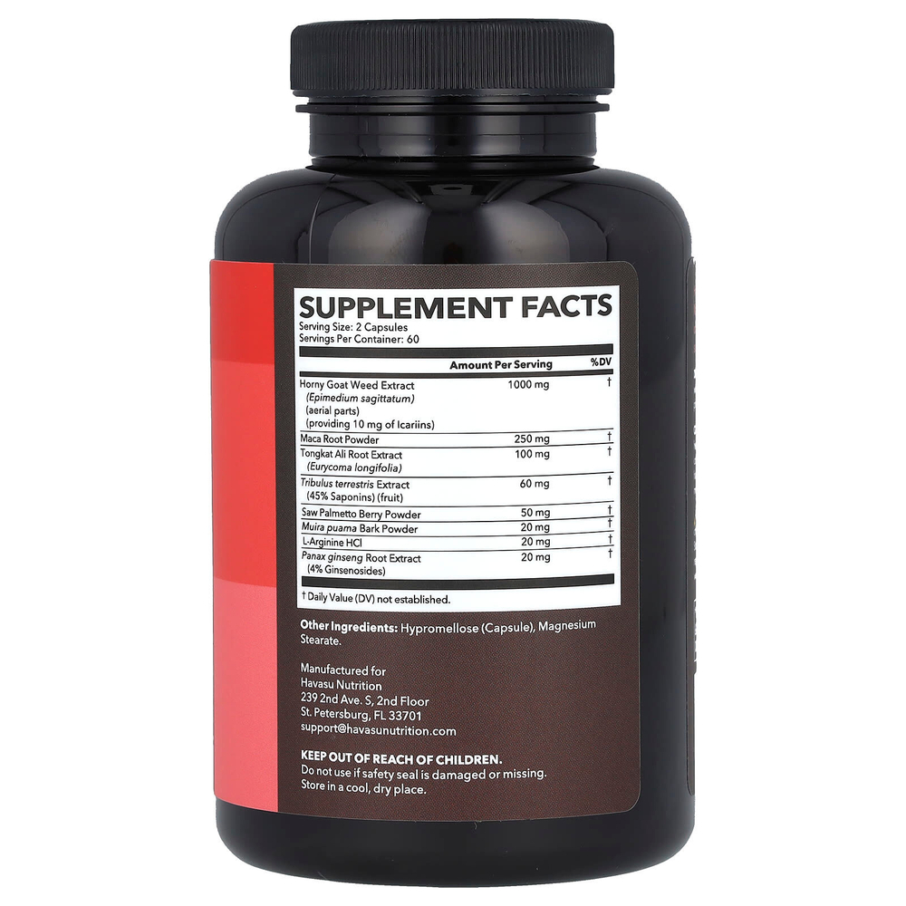 Havasu Nutrition, горянка крупноцветковая, 120 капсул