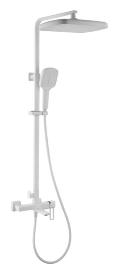 12163-F Душевая система (БЕЛЫЙ) GANZER (5/1шт)