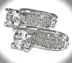 Серьги серебро Эстерелла