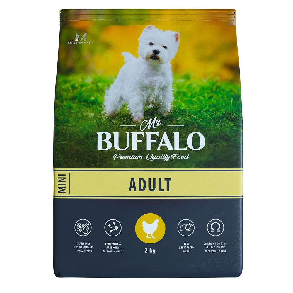 Сухой корм MR.BUFFALO ADULT MINI для собак мелких пород курица 2 кг