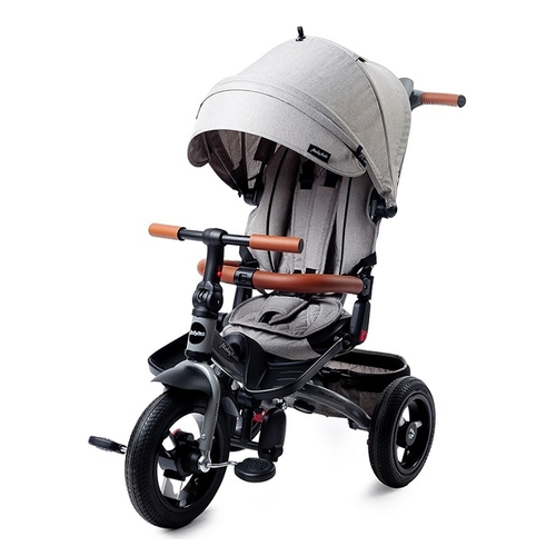 Трехколесный велосипед Moby Kids Leader 360 12"x10" AIR Серый